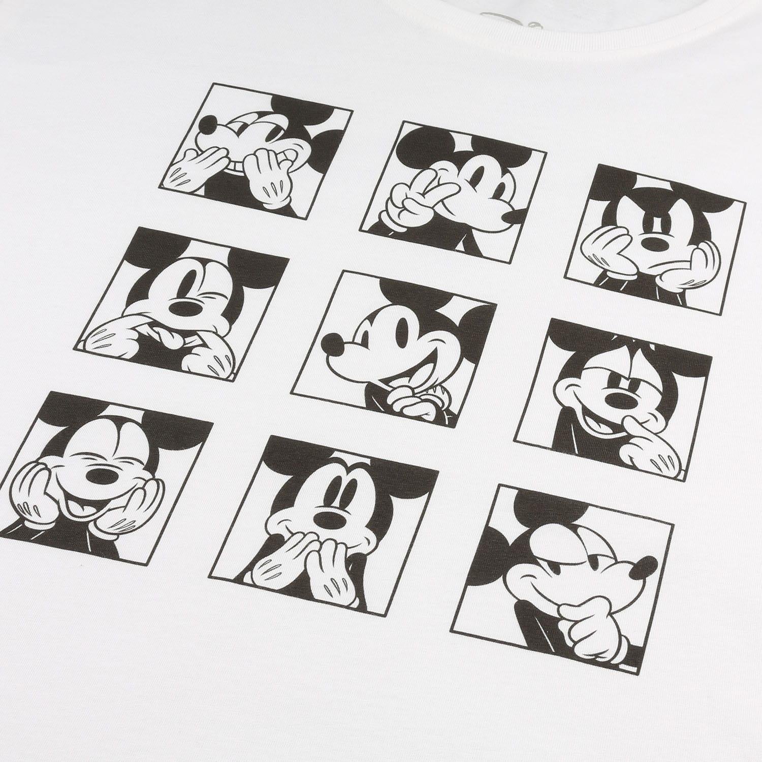 White - Lifestyle - Disney Womens-Ladies Mickey Mouse T-Shirt