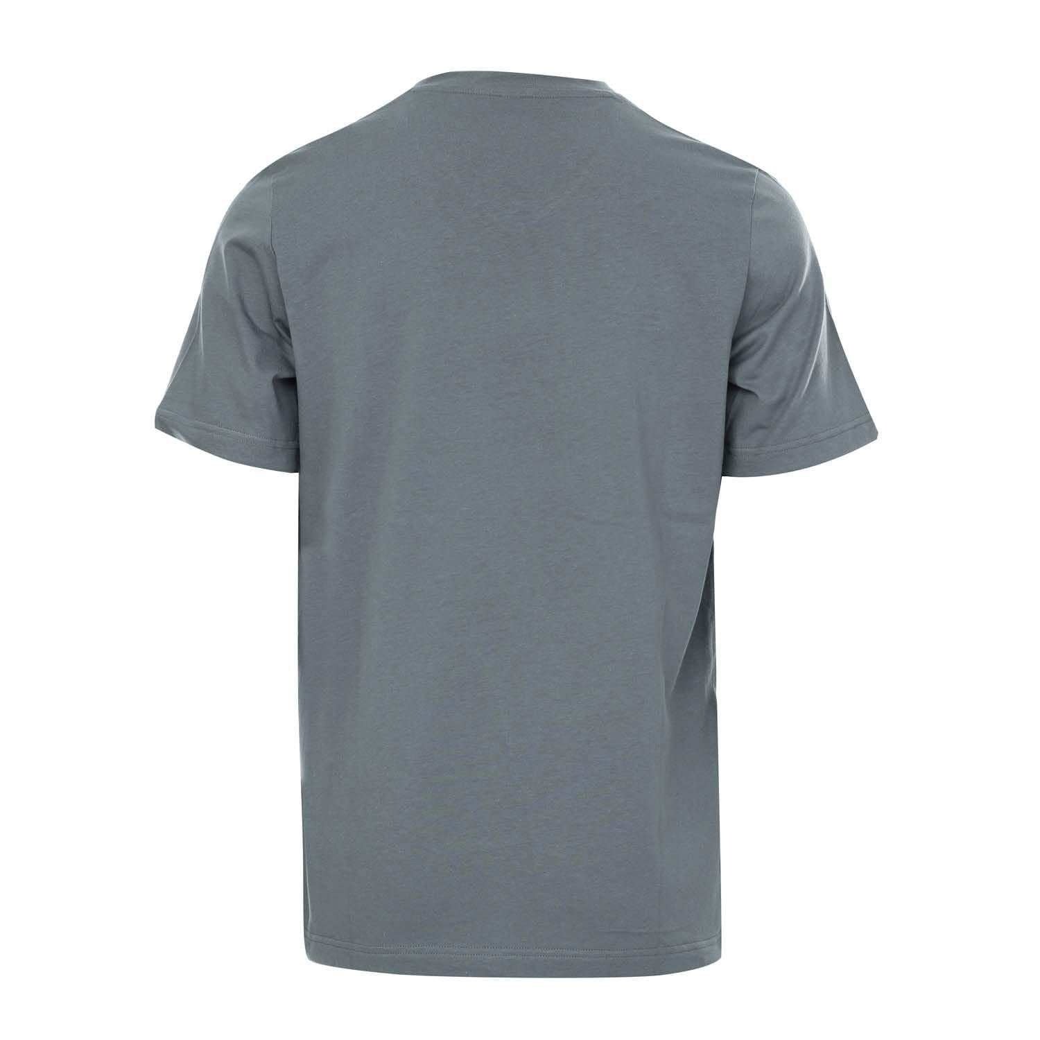 Grey - Back - Adidas Mens Entrada 22 Cotton T-Shirt