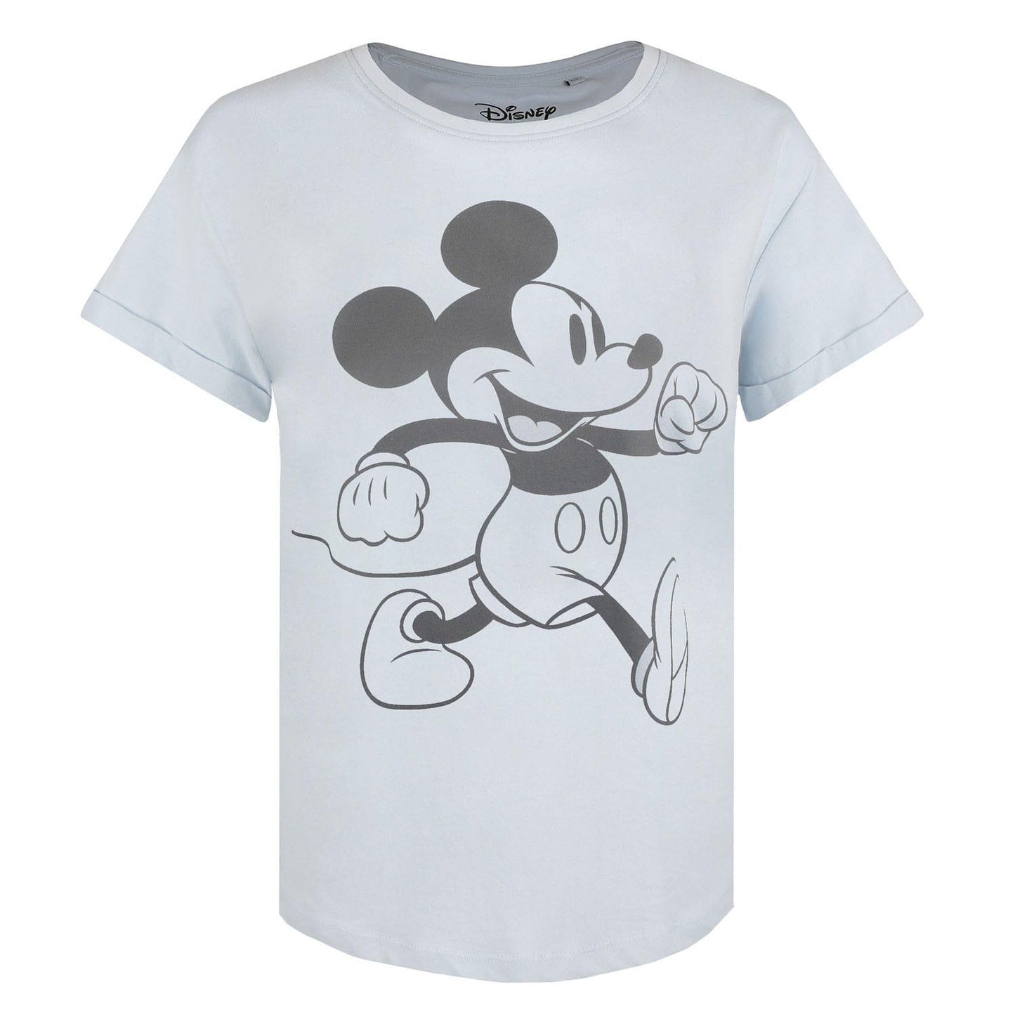 Blue - Back - Disney Womens-Ladies Mickey Mouse T-Shirt