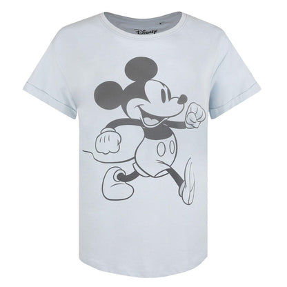 Blue - Back - Disney Womens-Ladies Mickey Mouse T-Shirt
