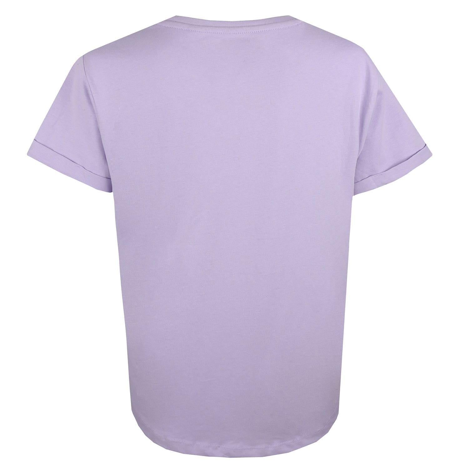 Purple - Side - Disney Womens-Ladies Mickey Mouse T-Shirt