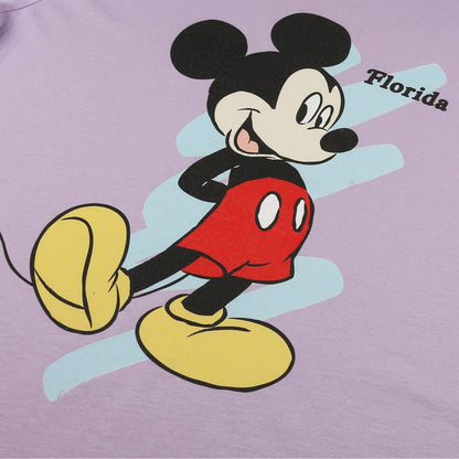 Purple - Lifestyle - Disney Womens-Ladies Mickey Mouse T-Shirt