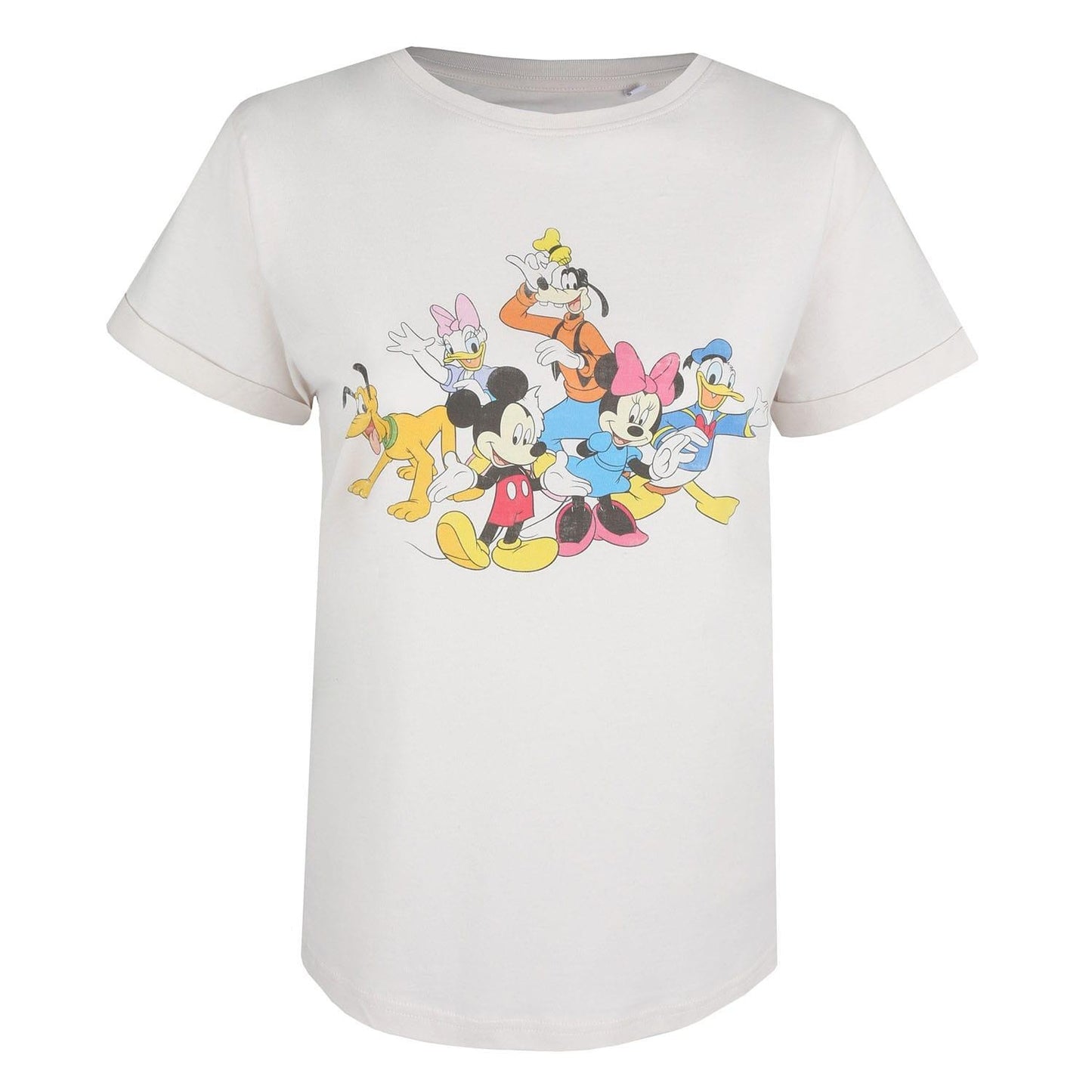 White - Back - Disney Womens-Ladies Mickey Mouse & Friends T-Shirt