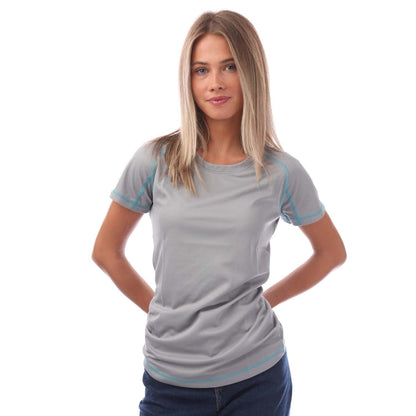 Grey - Front - Trespass Unisex Adult Viktoria Active T-Shirt