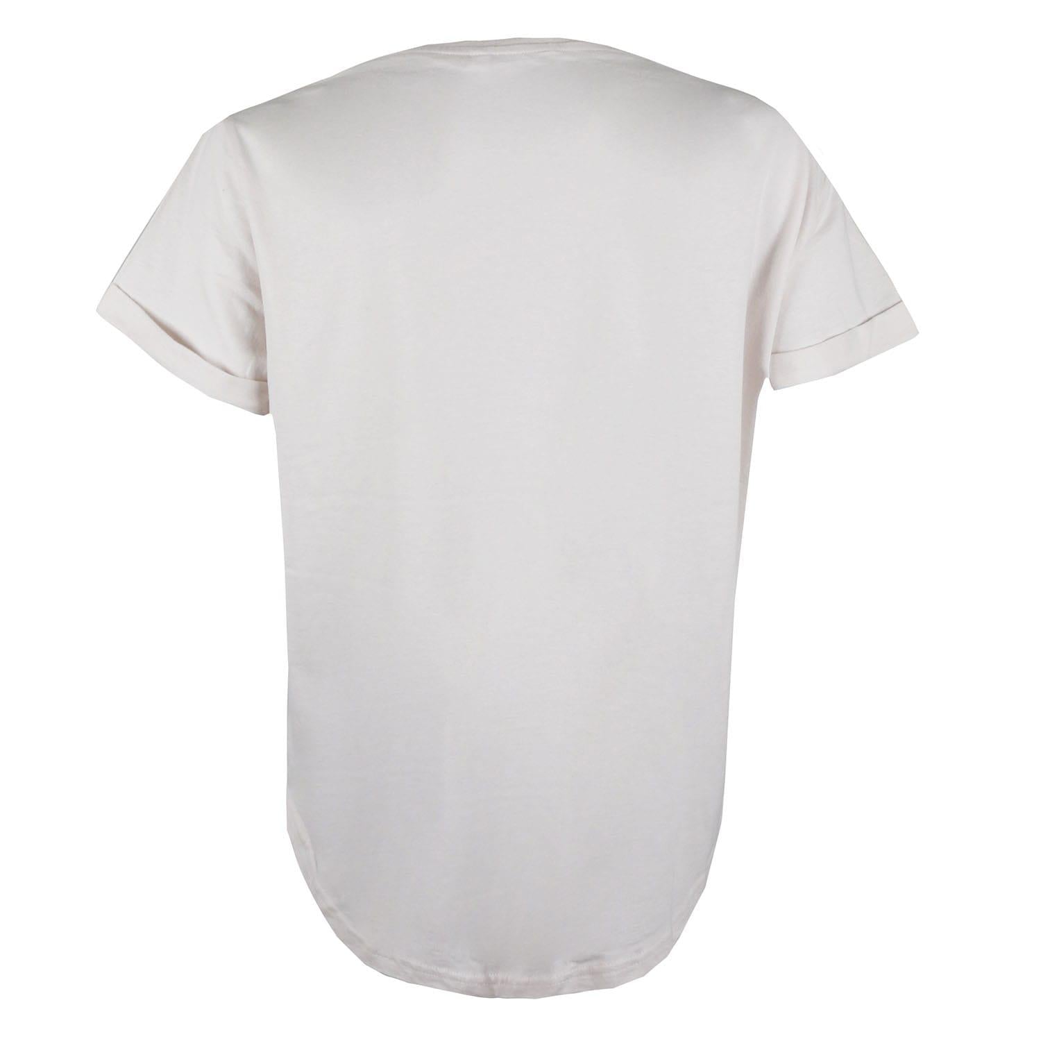 White - Side - Disney Womens-Ladies Smile Hashtag T-Shirt