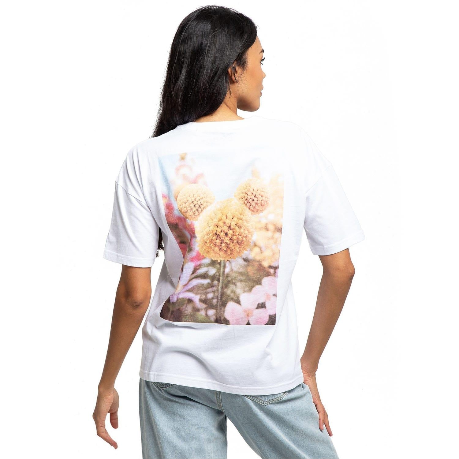 White - Back - Disney Womens-Ladies Mickey Mouse T-Shirt