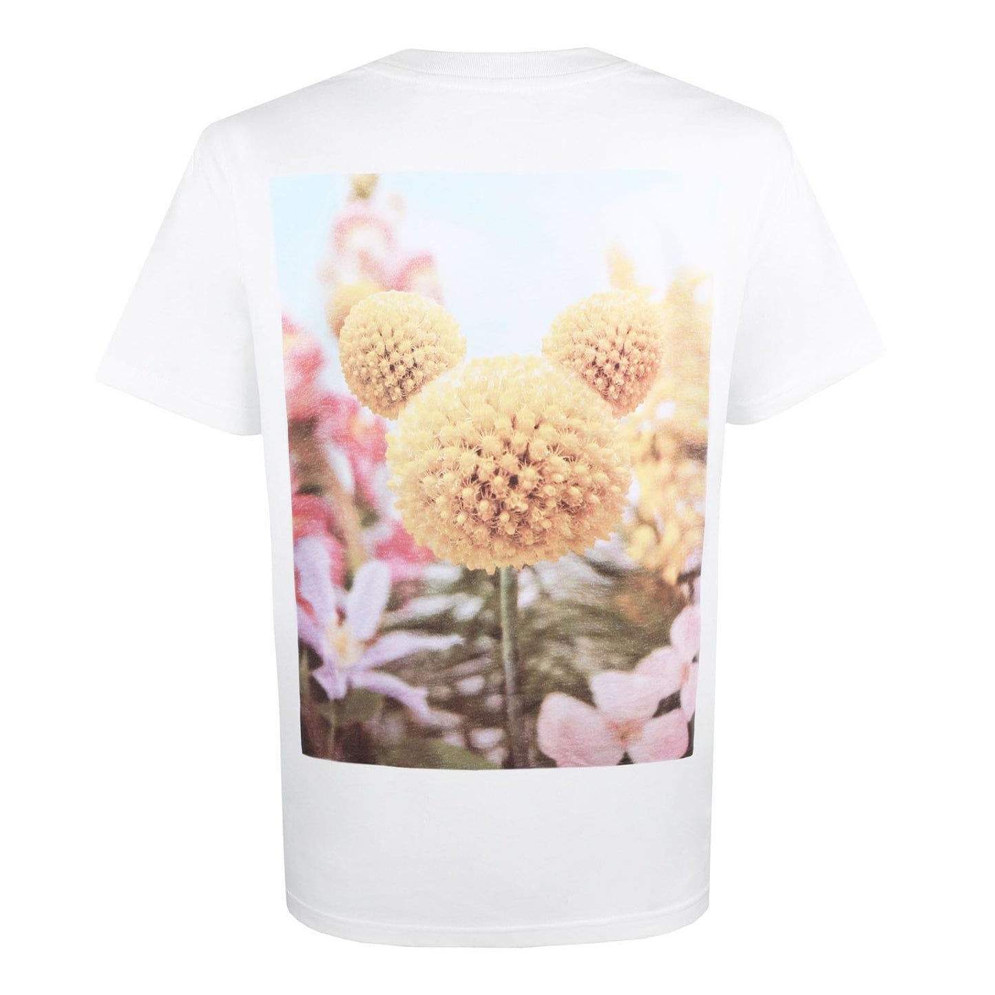 White - Close up - Disney Womens-Ladies Mickey Mouse T-Shirt