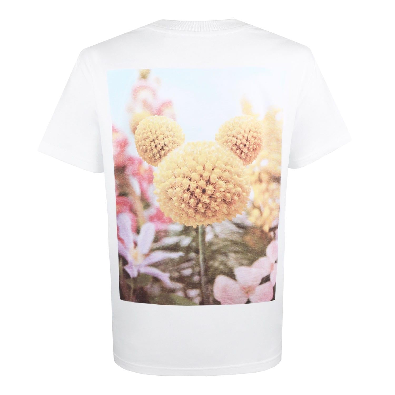 White - Close up - Disney Womens-Ladies Mickey Mouse T-Shirt