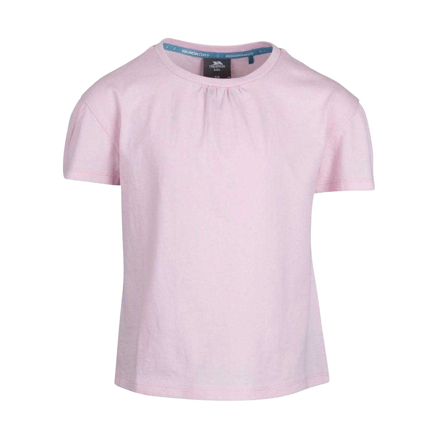Pink - Front - Trespass Girls Mellow T-Shirt