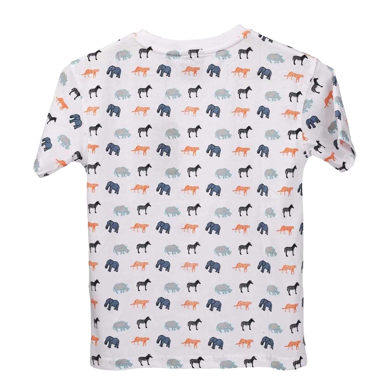 White - Front - Trespass Childrens-Kids Safary All-Over Print T-Shirt