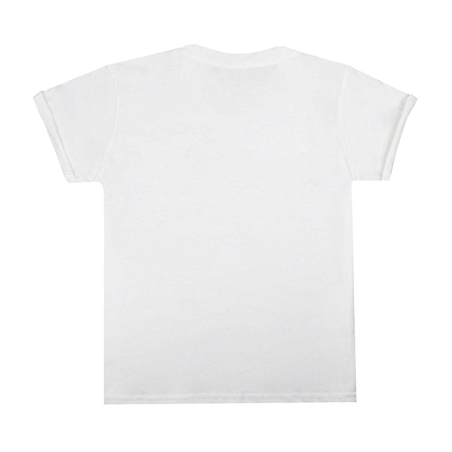 White - Back - Disney Childrens-Kids Mickey Mouse Love Hands T-Shirt