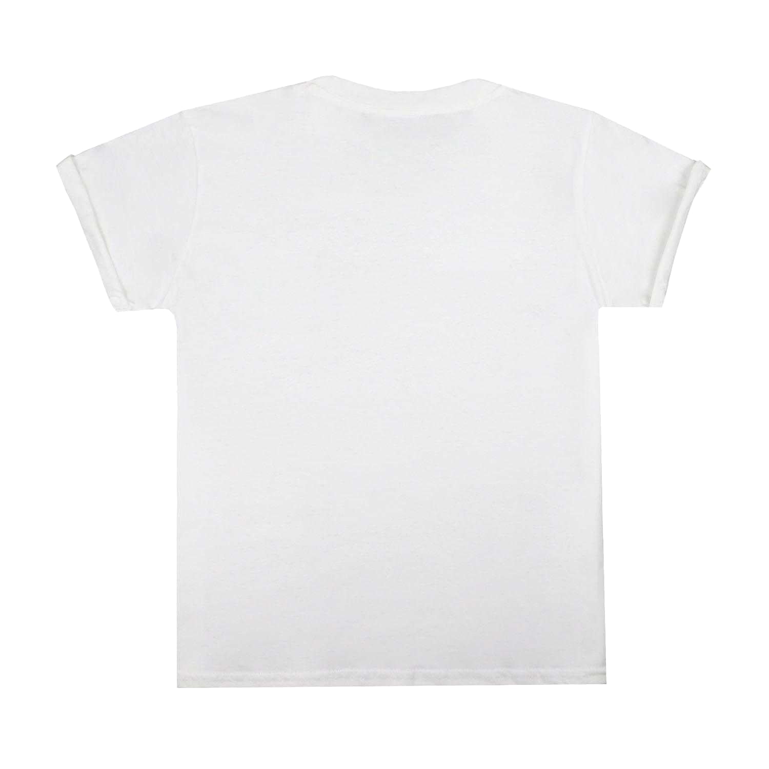 White - Back - Disney Childrens-Kids Mickey Mouse Love Hands T-Shirt