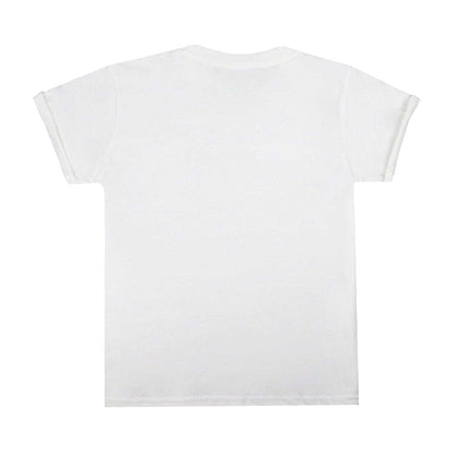 White - Back - Disney Childrens-Kids Mickey Mouse Love Hands T-Shirt