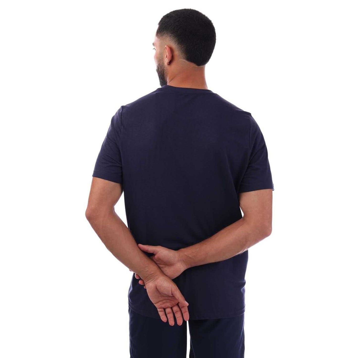 Navy - Pack Shot - Puma Mens TeamFINAL Casuals T-Shirt