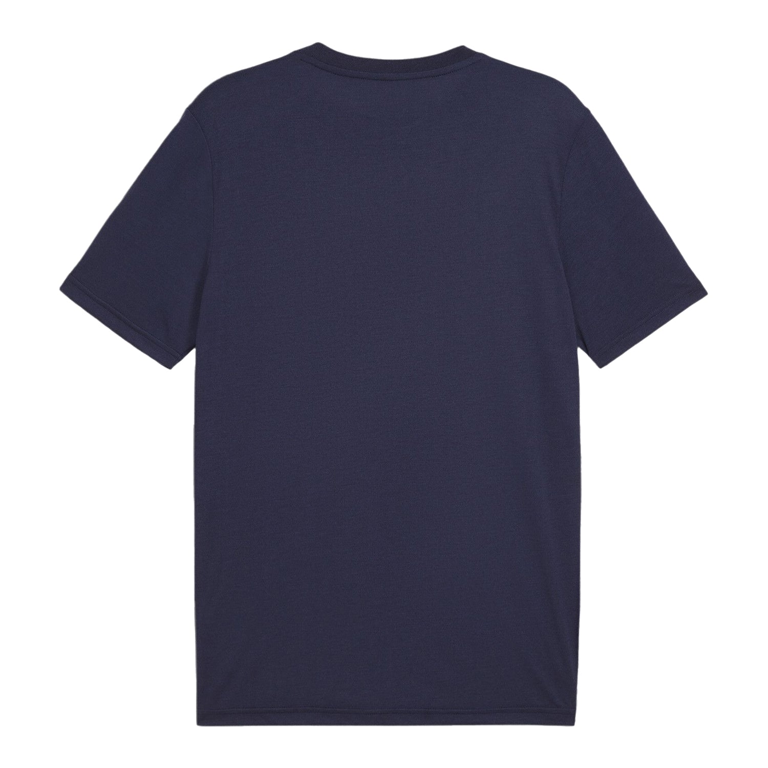 Navy - Back - Puma Mens TeamFINAL Casuals T-Shirt