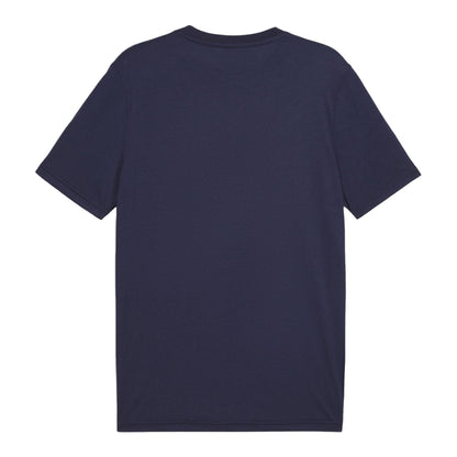 Navy - Back - Puma Mens TeamFINAL Casuals T-Shirt