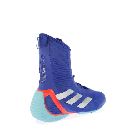 Blue - Side - Adidas Mens Speedex Ultra Boxing Shoes