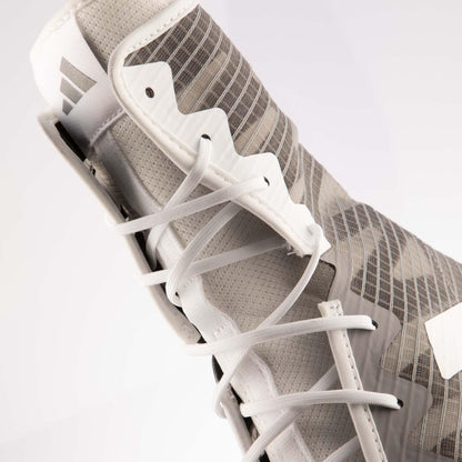 Grey - Close up - Adidas Mens Hog 4 Boxing Shoes