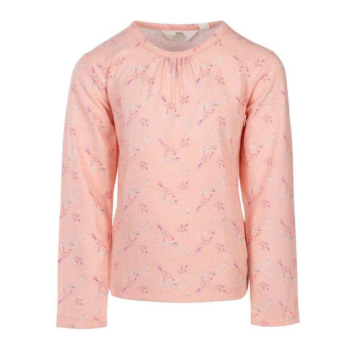 Pink - Front - Trespass Girls Proceeds Top