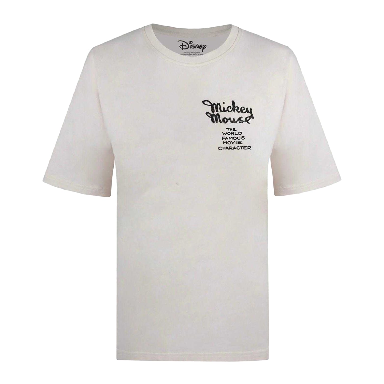 White - Front - Disney Unisex Adult Mickey Mouse Oversized T-Shirt