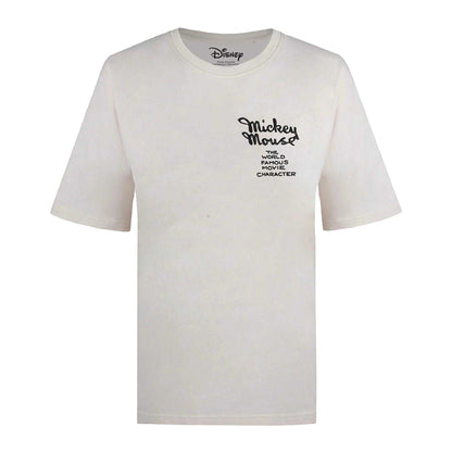 White - Front - Disney Unisex Adult Mickey Mouse Oversized T-Shirt