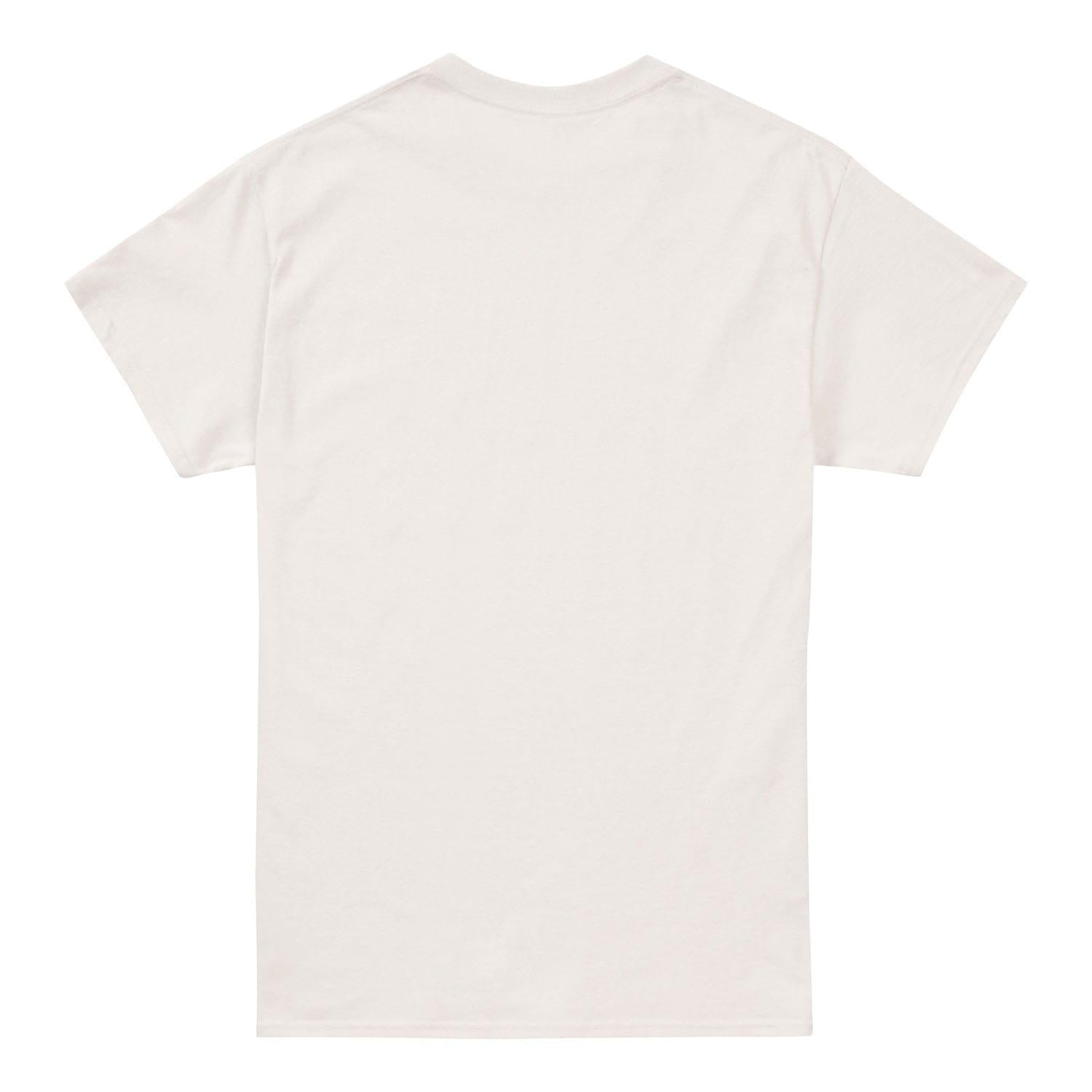 Beige - Back - Disney Mens Mickey Mouse 3D Chrome T-Shirt