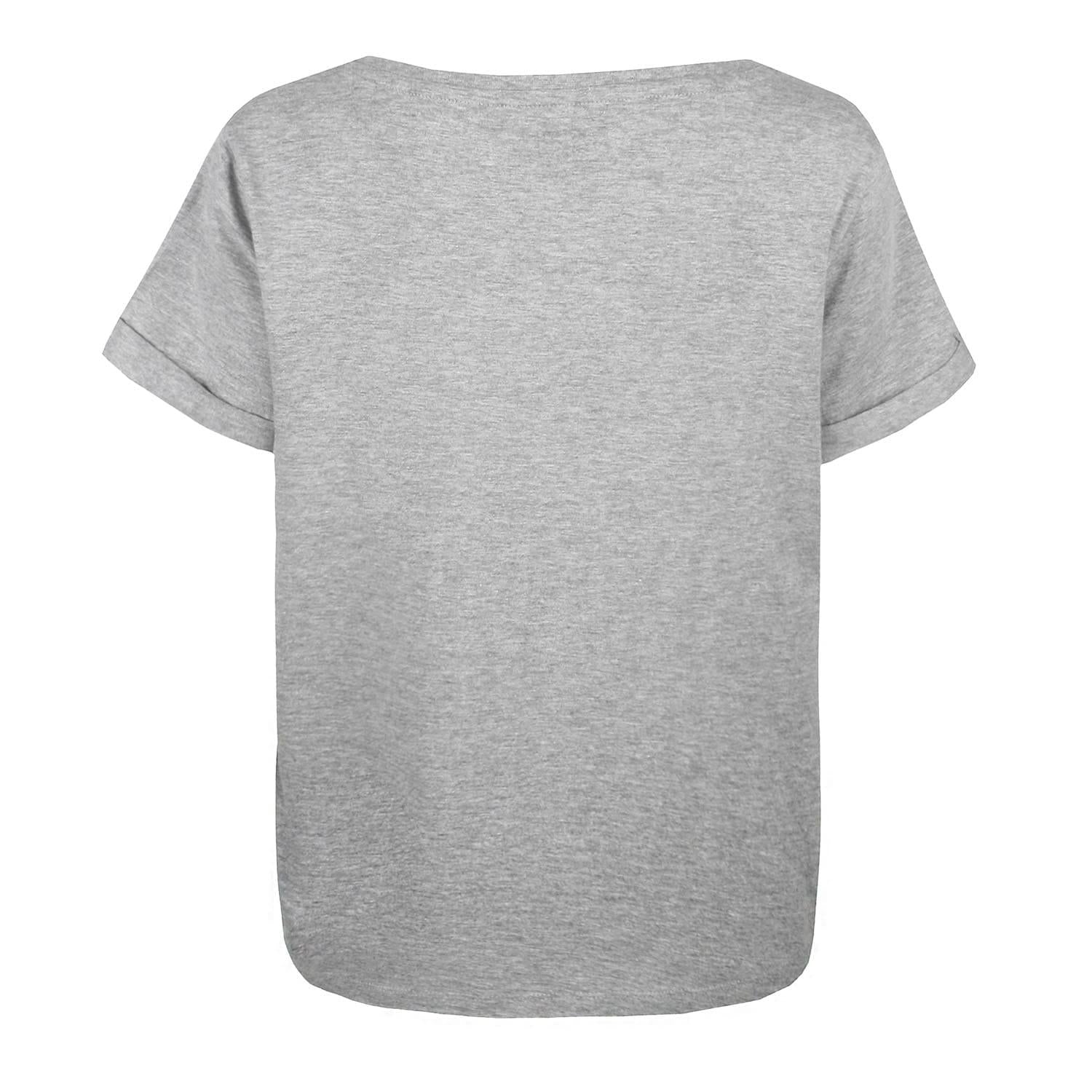 Grey - Back - Disney Womens-Ladies Mickey Mouse T-Shirt