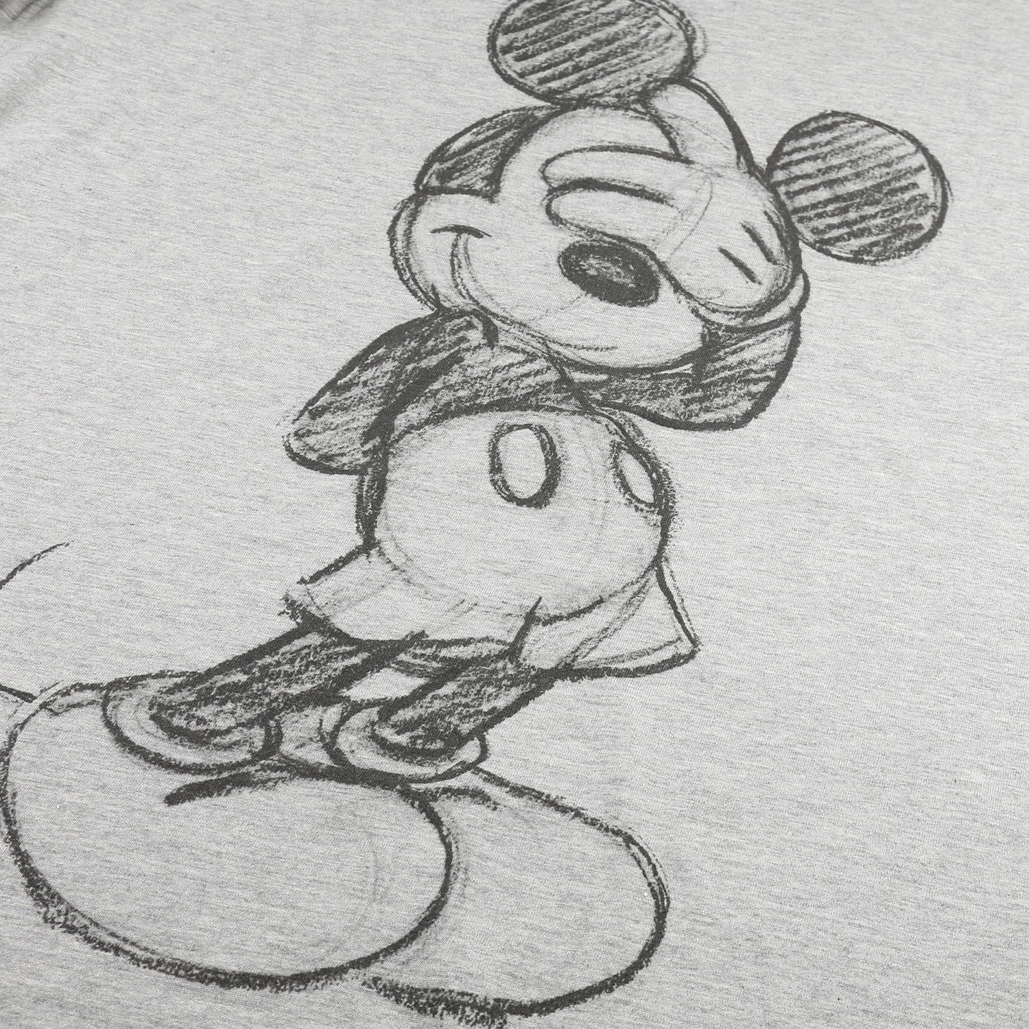 Grey - Lifestyle - Disney Womens-Ladies Mickey Mouse T-Shirt