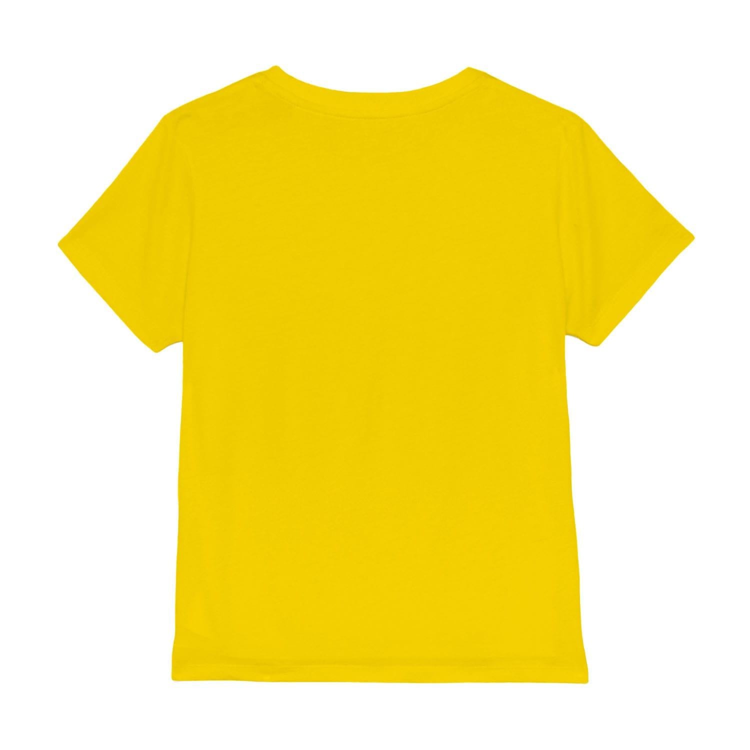 Yellow - Back - Disney Childrens-Kids Mickey Mouse Shock T-Shirt