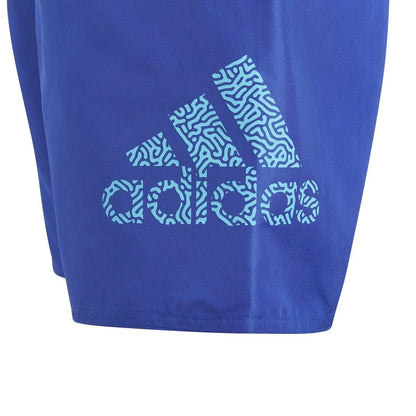 Blue - Lifestyle - Adidas Boys Clx Logo Swim Shorts