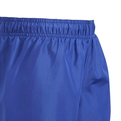 Blue - Pack Shot - Adidas Boys Clx Logo Swim Shorts