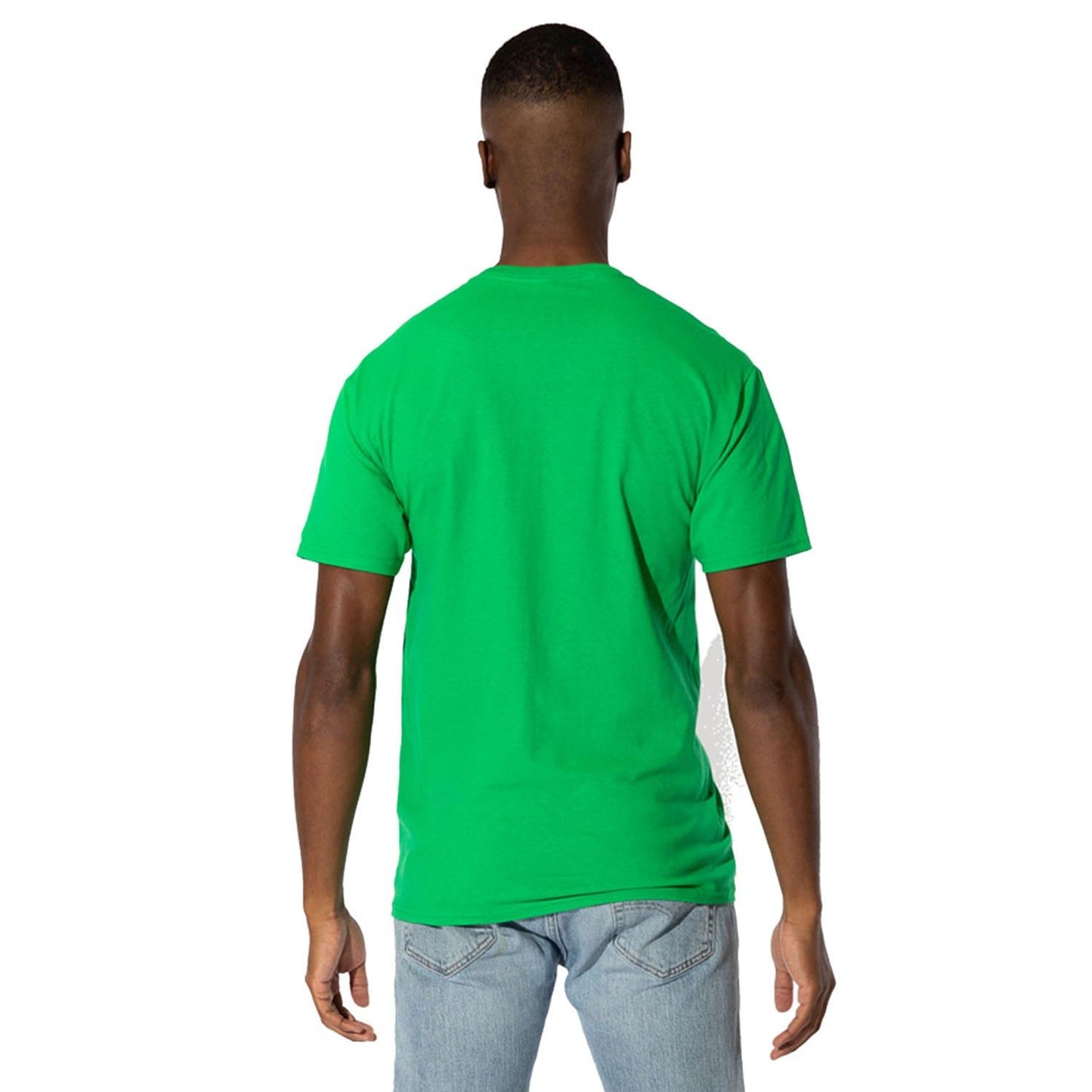 Green - Back - Sesame Street Mens Oscar The Grouch Face T-Shirt
