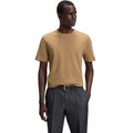 Beige - Side - Hugo Boss Mens Tiburt 240 T-Shirt