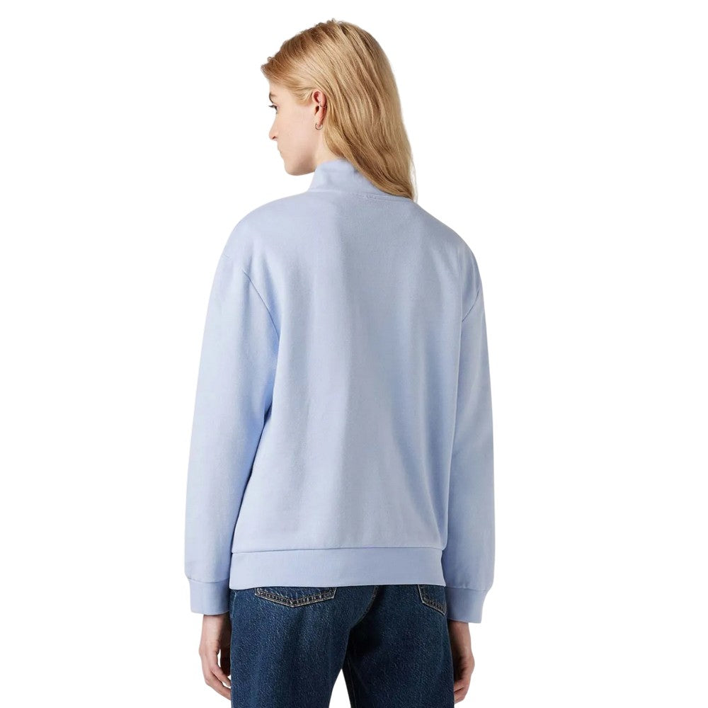 Light Blue - Back - Levis Womens-Ladies Everyday Quarter Zip Sweatshirt