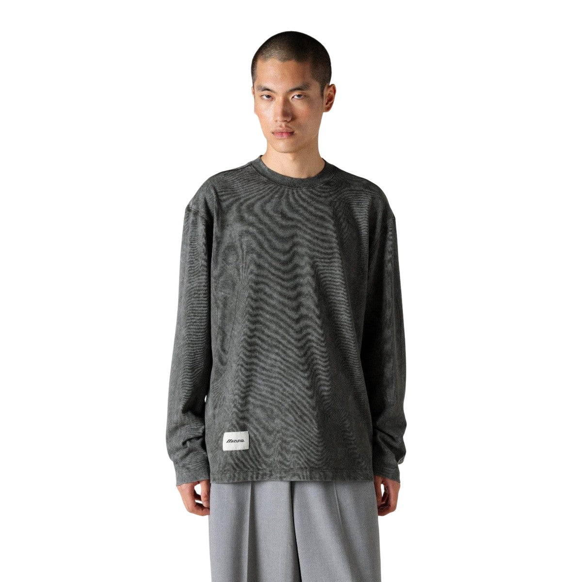 Grey - Front - Mizuno Mens Sportstyle FloraTech Long-Sleeved T-Shirt