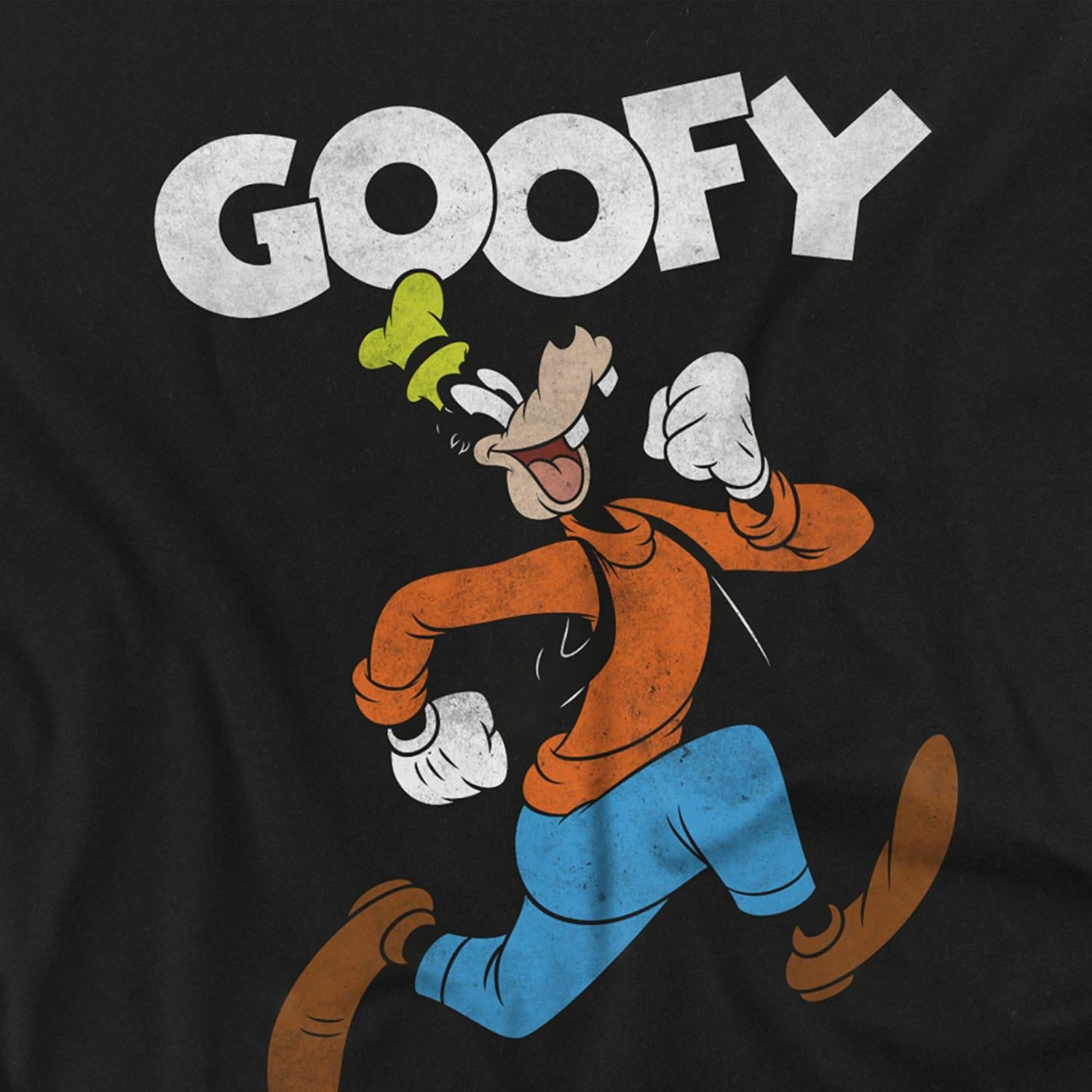 Black - Side - Disney Unisex Adult Goofy T-Shirt