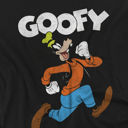 Black - Side - Disney Unisex Adult Goofy T-Shirt