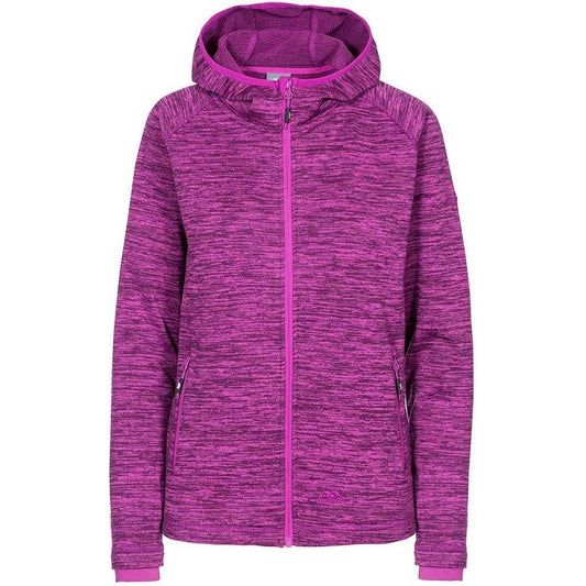 Purple - Front - Trespass Womens-Ladies Riverstone Fleece Jacket