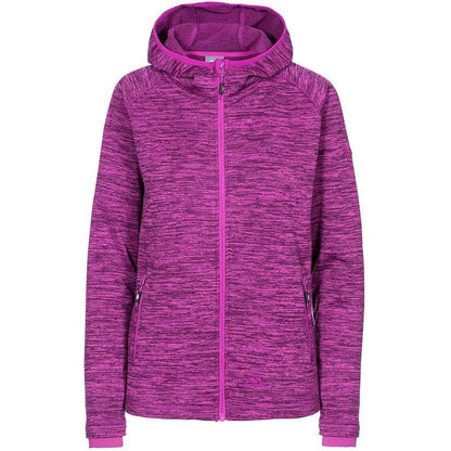 Purple - Front - Trespass Womens-Ladies Riverstone Fleece Jacket
