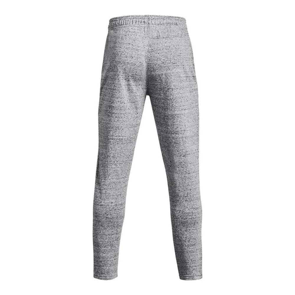 Grey - Back - Under Armour Unisex Adult Rival Terrycloth Jogging Bottoms