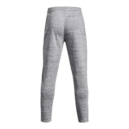 Grey - Back - Under Armour Unisex Adult Rival Terrycloth Jogging Bottoms