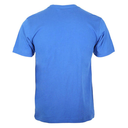Blue - Side - Superman Childrens-Kids Logo T-Shirt