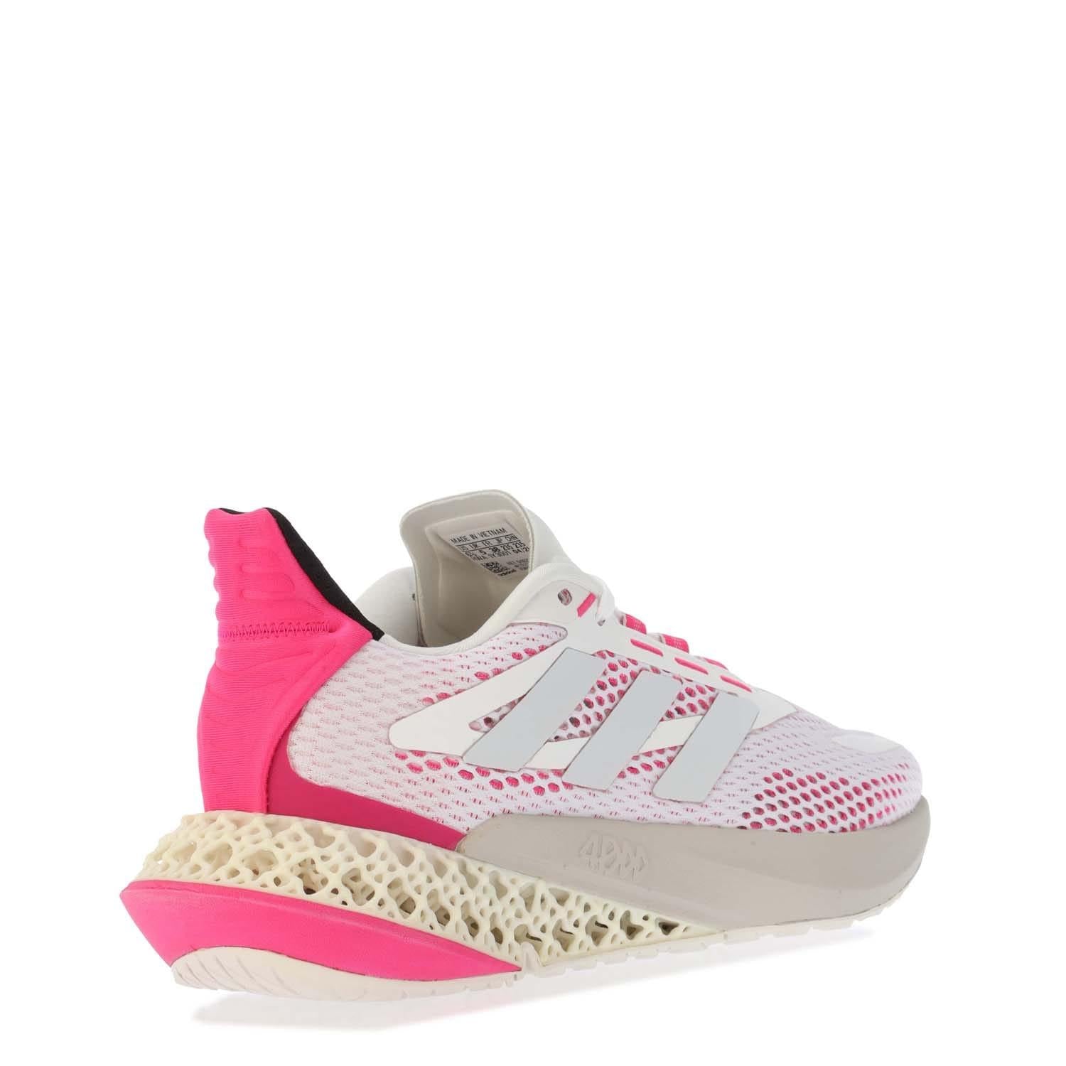 White - Side - Adidas Womens-Ladies 4DFWD Pulse Running Trainers