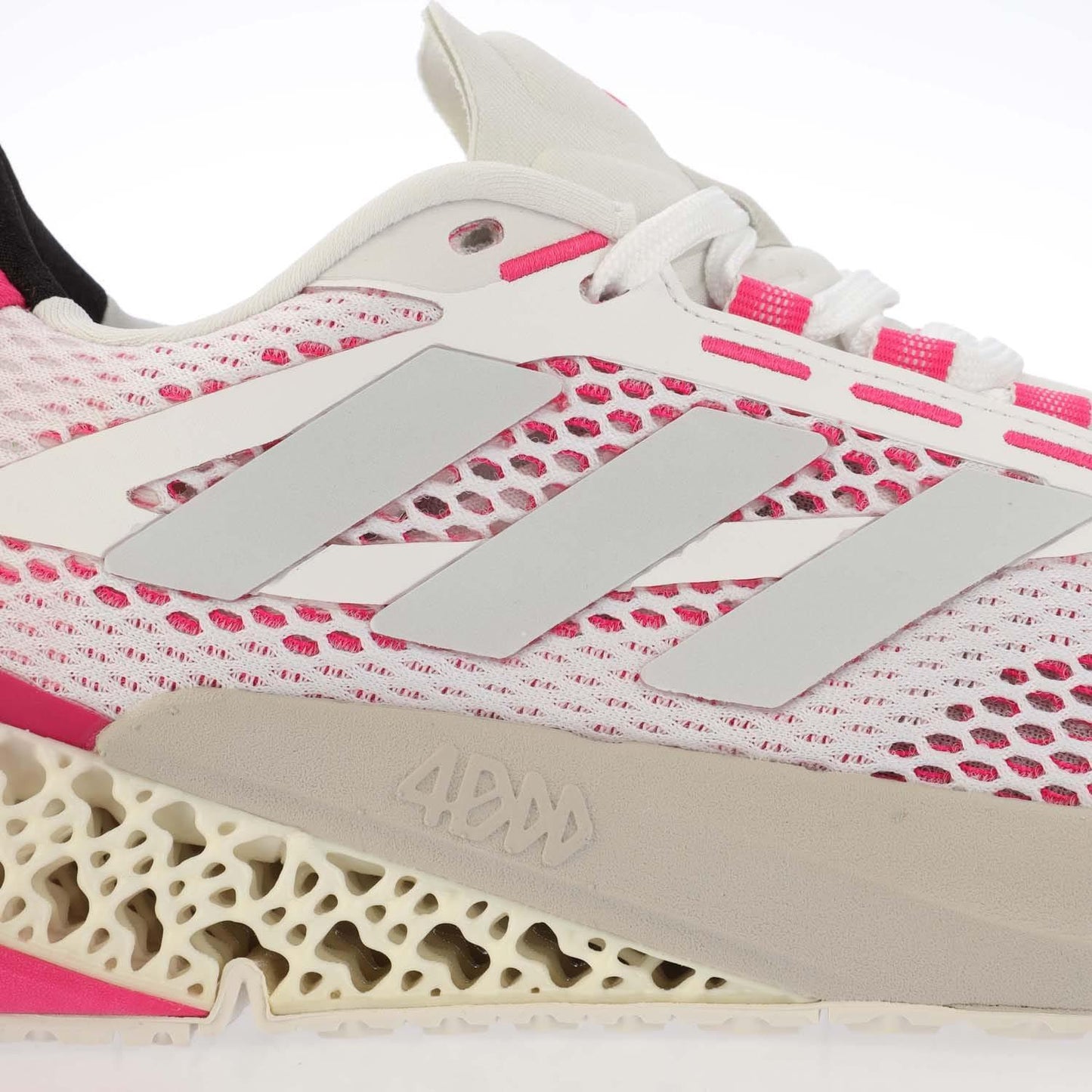 White - Pack Shot - Adidas Womens-Ladies 4DFWD Pulse Running Trainers
