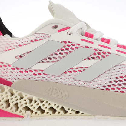 White - Pack Shot - Adidas Womens-Ladies 4DFWD Pulse Running Trainers