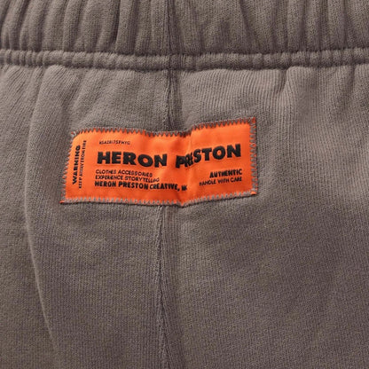 Grey-White - Side - Heron Preston Mens HPNY Regular Jogging Bottoms