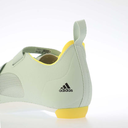 Pale Green-Yellow - Pack Shot - Adidas Mens The Indoor Cycling Shoes