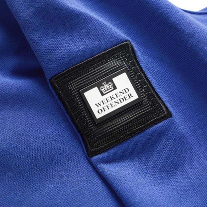 Blue - Side - Weekend Offender Childrens-Kids F Bomb Overlay Sweatshirt