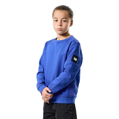 Blue - Lifestyle - Weekend Offender Childrens-Kids F Bomb Overlay Sweatshirt