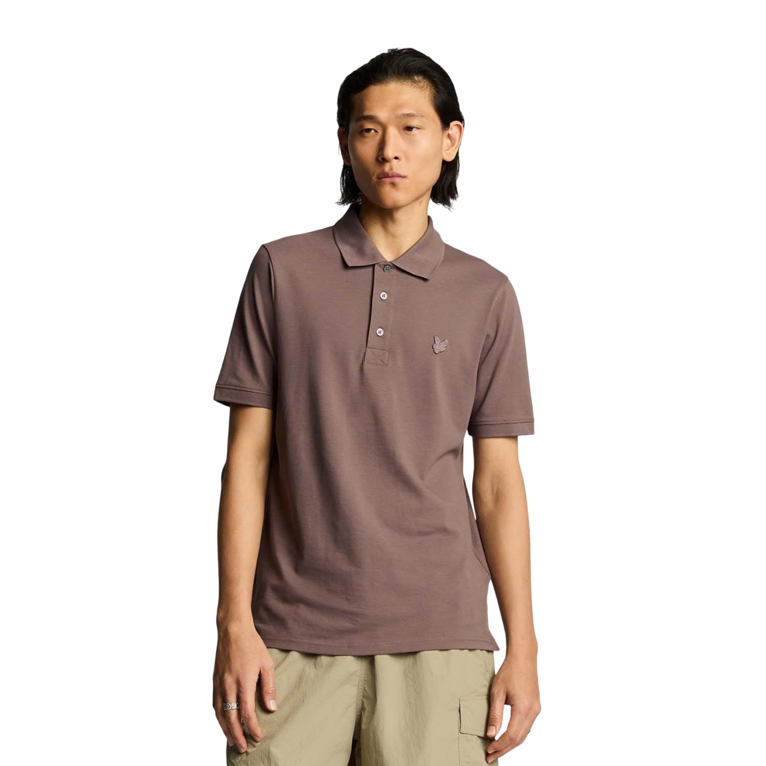 Purple - Lifestyle - Lyle & Scott Mens Superfine Polo Shirt